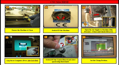 work instruction for machine operator